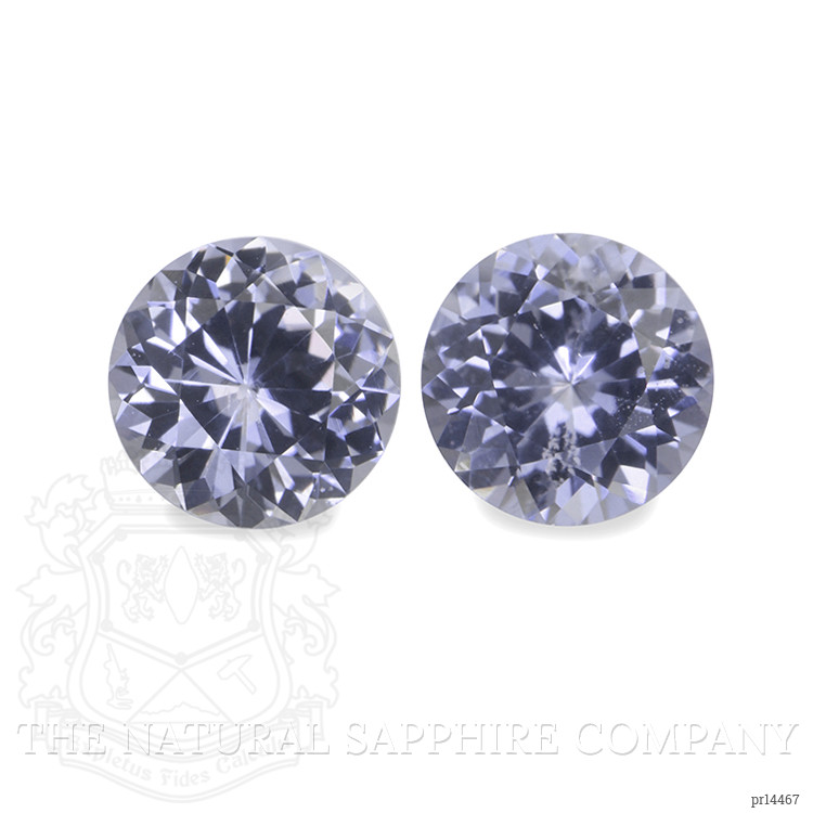 0.99 Ct.Tw. Greyish Blue Spinel Pair from Ceylon (Sri Lanka)