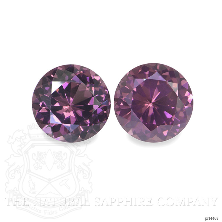 1.02 Ct.Tw. Purplish Pink Spinel Pair from Ceylon (Sri Lanka)