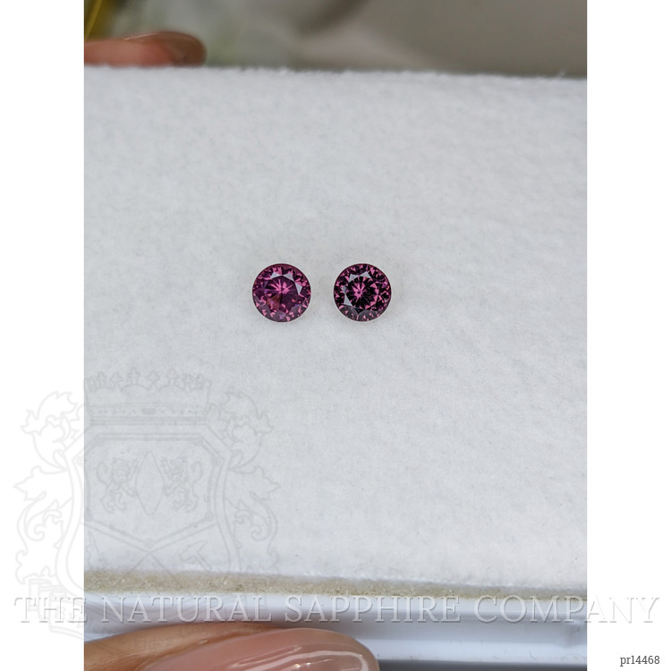 1.02 Ct.Tw. Purplish Pink Spinel Pair from Ceylon (Sri Lanka)