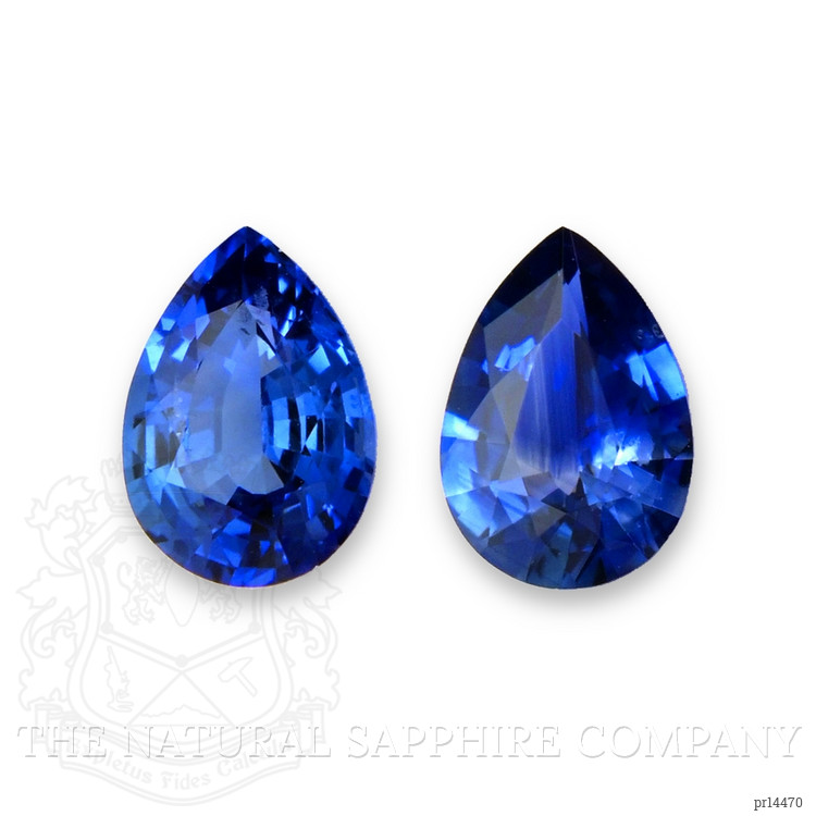 1.54 Ct.Tw. Blue Sapphire Pair from Ceylon (Sri Lanka)
