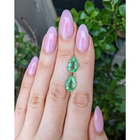 5.64 Ct.Tw.Total Carat Weight Emerald Pair from Colombia Life Style