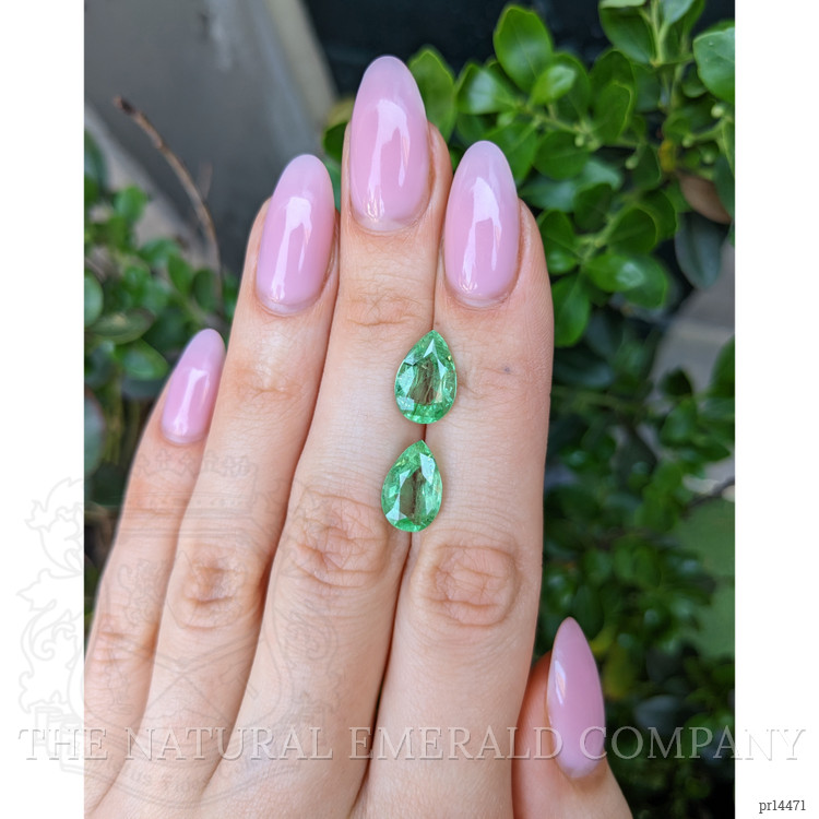 5.64 Ct.Tw. Emerald Pair from Colombia