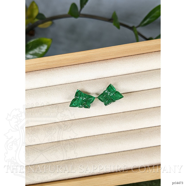 22.72 Ct.Tw. Emerald Pair from Zambia