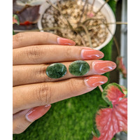 11.10&nbsp;Ct.Tw.Total Carat Weight Green Jade Pair from Burma (Myanmar) Life Style