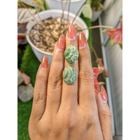 18.73&nbsp;Ct.Tw.Total Carat Weight Green Jade Pair from Burma (Myanmar) Life Style