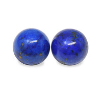 2.00 Ct.Tw.Total Carat Weight Cabochon Lapis Pair from Afghanistan Image