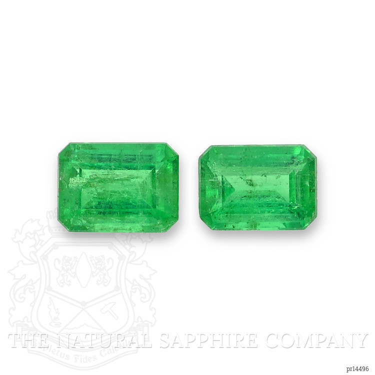 0.83 Ct.Tw. Emerald Pair from Afghanistan