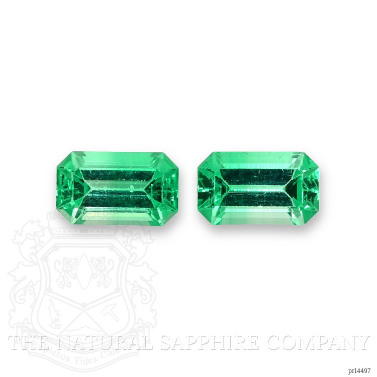0.50 Ct.Tw. Emerald Pair from Afghanistan