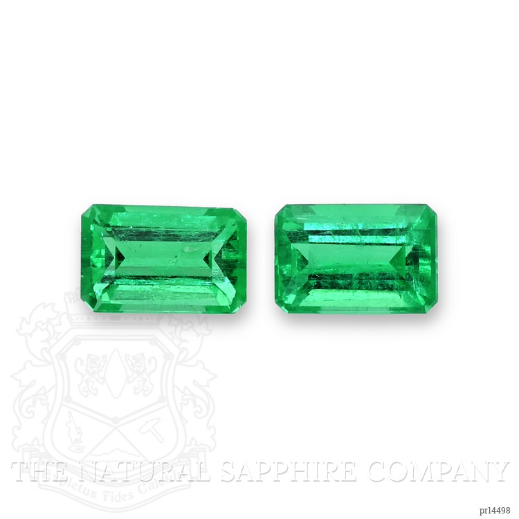 0.62 Ct.Tw. Emerald Pair from Afghanistan