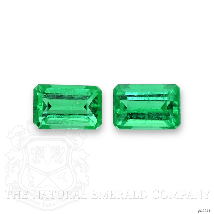 0.62 Ct.Tw. Emerald Pair from Afghanistan