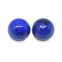 1.98 Ct.Tw.Total Carat Weight Cabochon Lapis Pair from Afghanistan Image