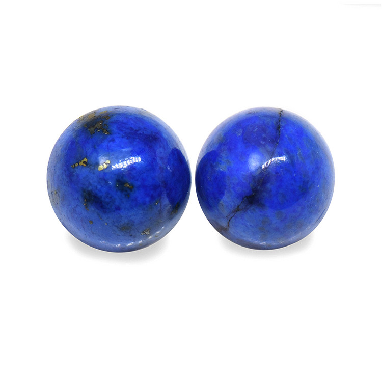 1.89 Ct.Tw. Cabochon Lapis Pair from Afghanistan