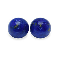 1.80 Ct.Tw.Total Carat Weight Cabochon Lapis Pair from Afghanistan Image