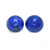 1.95 Ct.Tw.Total Carat Weight Cabochon Lapis Pair from Afghanistan Image