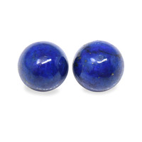 1.99 Ct.Tw.Total Carat Weight Cabochon Lapis Pair from Afghanistan Image