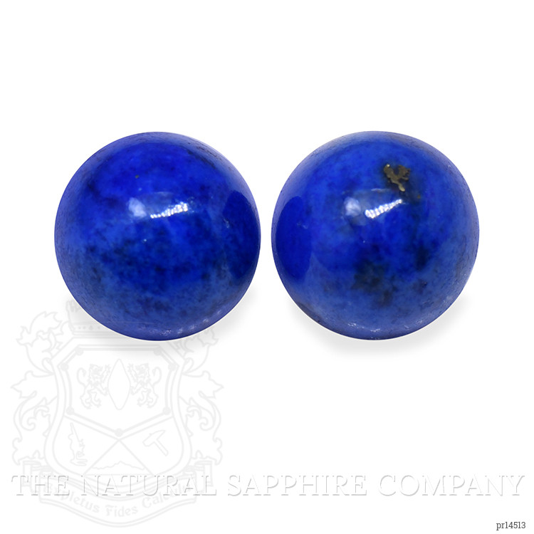 1.90 Ct.Tw. Cabochon Lapis Pair from Afghanistan