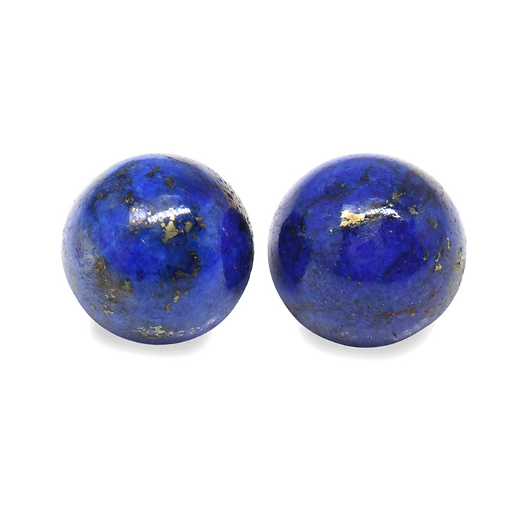 1.92 Ct.Tw. Cabochon Lapis Pair from Afghanistan