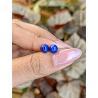 2.03 Ct.Tw.Total Carat Weight Cabochon Lapis Pair from Afghanistan Life Style