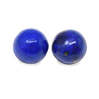 1.80 Ct.Tw.Total Carat Weight Cabochon Lapis Pair from Afghanistan Image