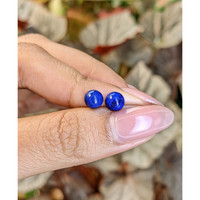 1.90 Ct.Tw.Total Carat Weight Cabochon Lapis Pair from Afghanistan Life Style