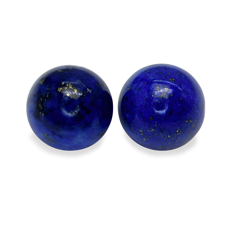 1.88 Ct.Tw. Cabochon Lapis Pair from Afghanistan