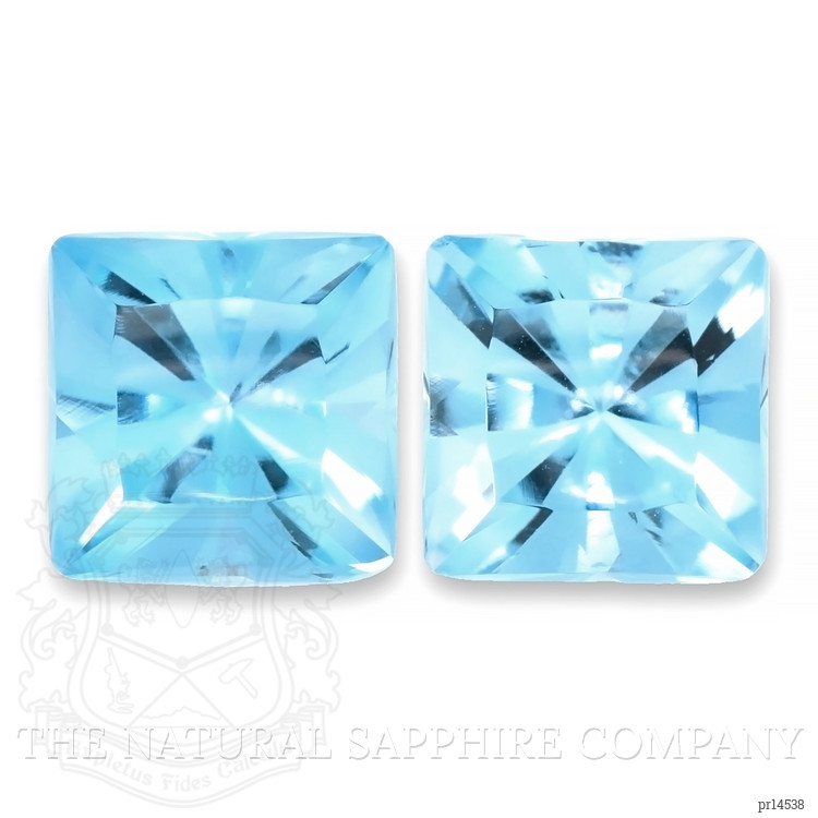 11.55 Ct.Tw. Blue Topaz Pair from Brazil