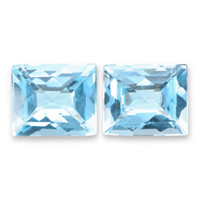 12.33&nbsp;Ct.Tw.Total Carat Weight Sky Blue Topaz Pair from Brazil Video