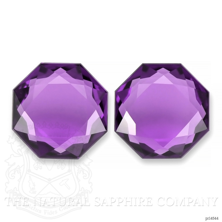 13.17 Ct.Tw. Purple Amethyst Pair from Brazil