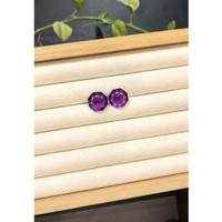 13.17 Ct.Tw.Total Carat Weight Purple Amethyst Pair from Brazil Life Style