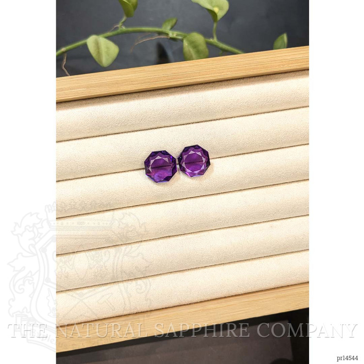 13.17 Ct.Tw. Purple Amethyst Pair from Brazil