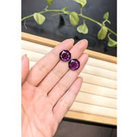 13.17 Ct.Tw.Total Carat Weight Purple Amethyst Pair from Brazil Life Style