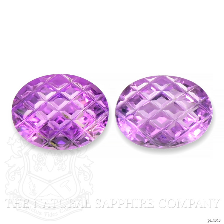 3.33 Ct.Tw. Purple Amethyst Pair from Brazil
