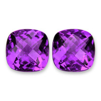 11.60&nbsp;Ct.Tw.Total Carat Weight Purple Amethyst Pair from Brazil Video