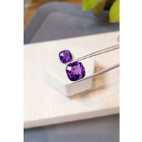 11.60 Ct.Tw.Total Carat Weight Purple Amethyst Pair from Brazil Life Style