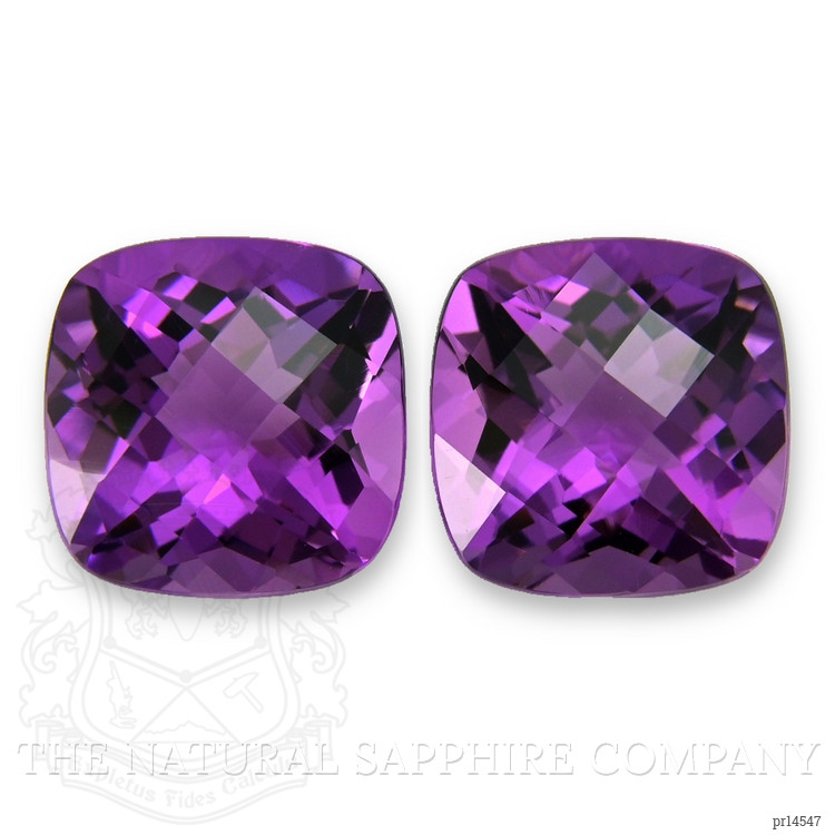 10.02 Ct.Tw. Purple Amethyst Pair from Brazil