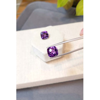 10.02 Ct.Tw.Total Carat Weight Purple Amethyst Pair from Brazil Life Style