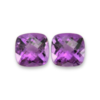 10.21&nbsp;Ct.Tw.Total Carat Weight Purple Amethyst Pair from Brazil Video