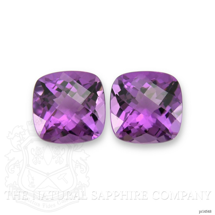 10.21 Ct.Tw. Purple Amethyst Pair from Brazil