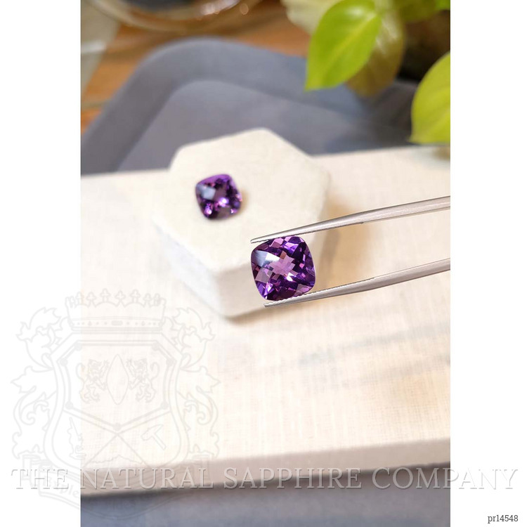 10.21 Ct.Tw. Purple Amethyst Pair from Brazil