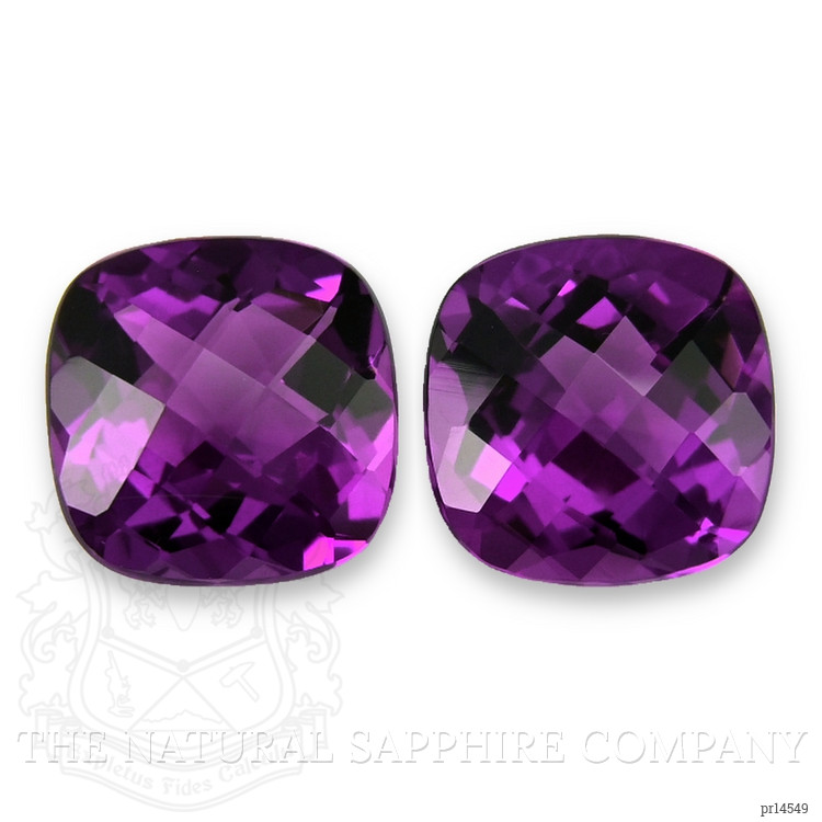 7.37 Ct.Tw. Purple Amethyst Pair from Brazil