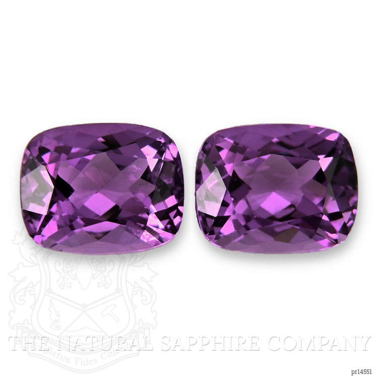 6.10 Ct.Tw. Purple Amethyst Pair from Brazil