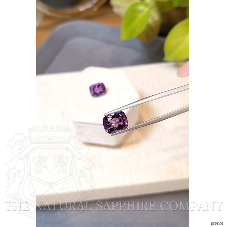 6.10 Ct.Tw. Purple Amethyst Pair from Brazil