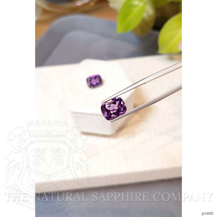 6.10 Ct.Tw. Purple Amethyst Pair from Brazil