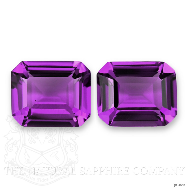 7.94 Ct.Tw. Purple Amethyst Pair from Brazil
