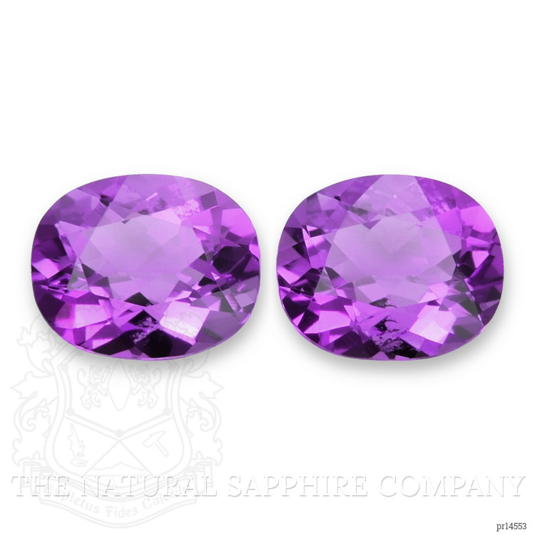 4.76 Ct.Tw. Purple Amethyst Pair from Brazil
