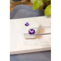 4.76 Ct.Tw.Total Carat Weight Purple Amethyst Pair from Brazil Life Style