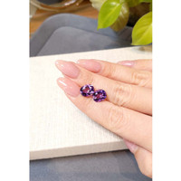 4.76&nbsp;Ct.Tw.Total Carat Weight Purple Amethyst Pair from Brazil Life Style