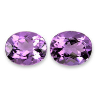 8.29&nbsp;Ct.Tw.Total Carat Weight Purple Amethyst Pair from Brazil Video