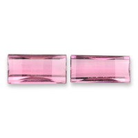 3.18 Ct.Tw.Total Carat Weight Pink Tourmaline Pair from Brazil Video