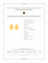 6.01 Ct.Tw.Total Carat Weight Yellow Citrine Pair from Brazil Scan Report